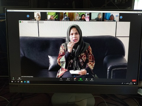 Gelar Pertemuan Daring, Ketua DWP Kemenag Ajak Cegah Covid-19