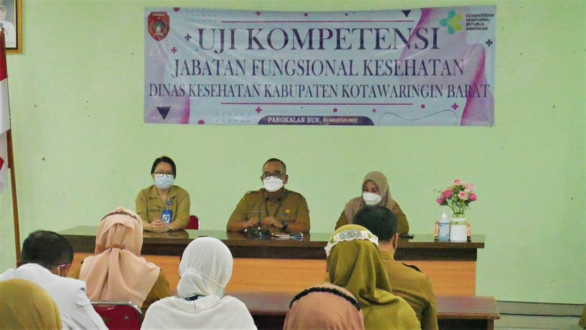 Dinkes Kobar Gelar Uji Kompetensi Jabatan Fungsional Kesehatan Tahun 2022