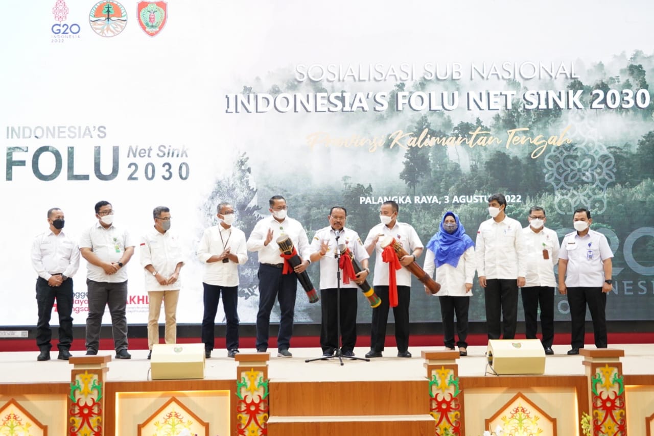 Sekda Kalteng Buka Sosialisasi Sub Nasional Indonesia’s FOLU Net Sink 2030