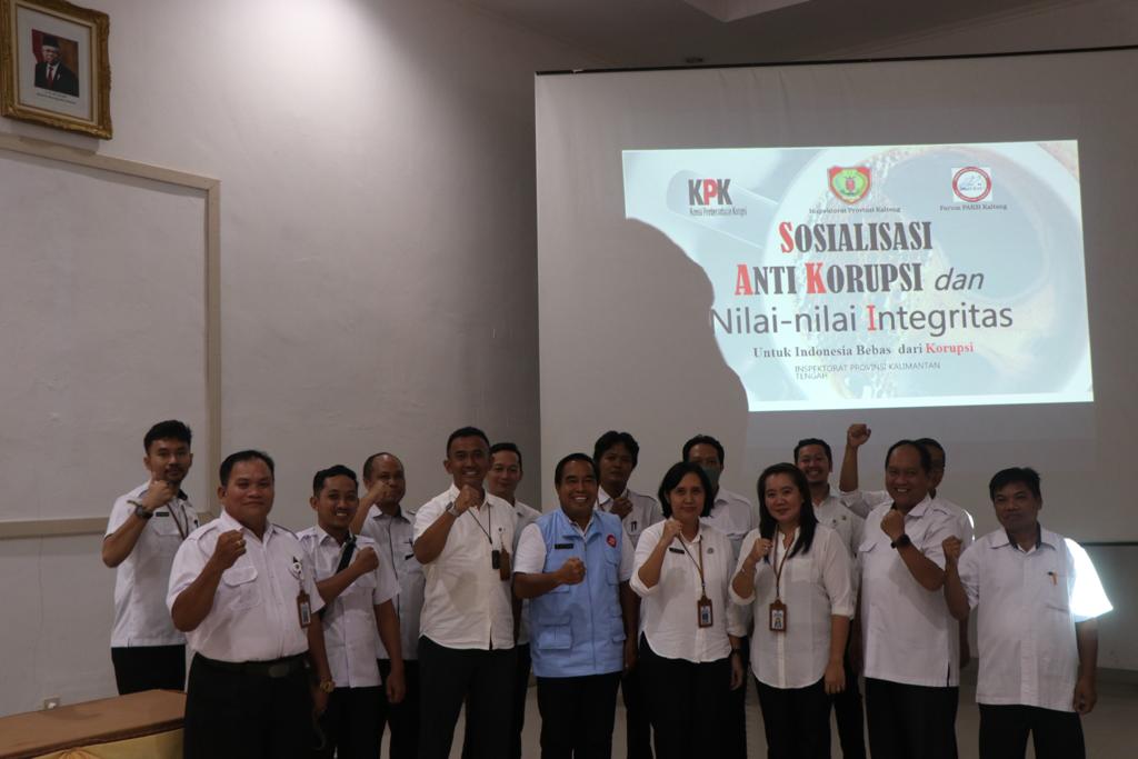BKD Prov. Kalteng Gelar Sosialisasi Anti Korupsi dan Nilai Integritas Bagi ASN