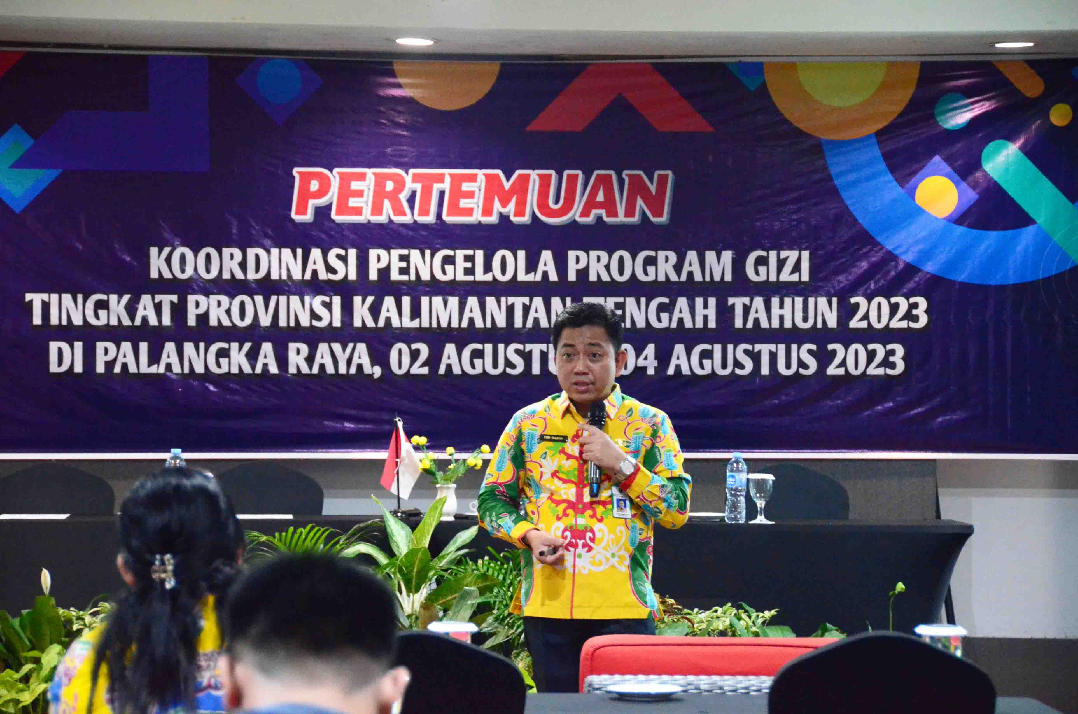 Kepala Dinkes Buka Pertemuan Koordinasi Pengelola Program Gizi Tingkat Provinsi Kalimantan Tengah