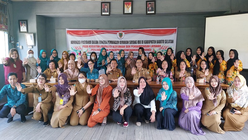 DP3APPKB Prov. Kalteng Gelar Advokasi Posyandu di Kab. Barsel 