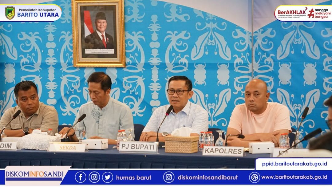 Barito Utara Siap Laksanakan PSU, Pemkab Gelar Rapat Koordinasi Lintas Sektoral