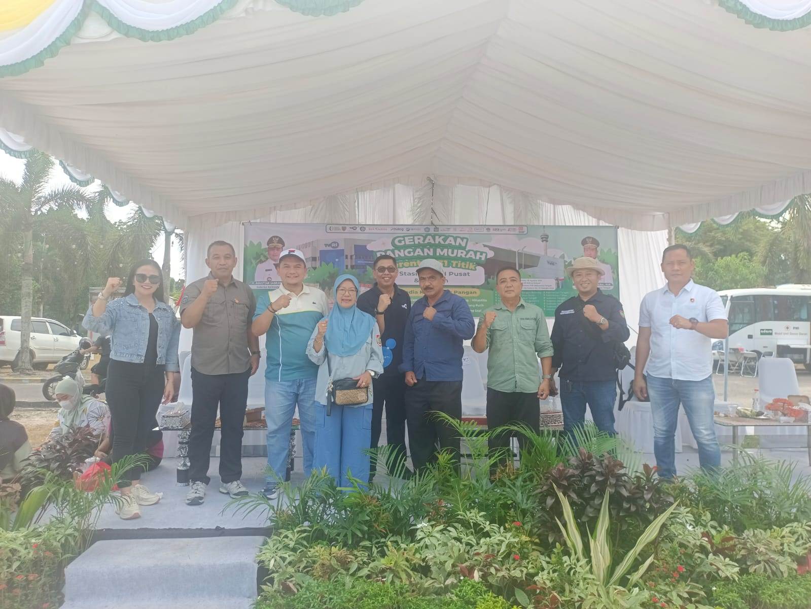 GPM Meriahkan HUT TVRI ke-63 dan HUT RI ke-80 di Palangka Raya, Warga Serbu Bahan Pokok Murah