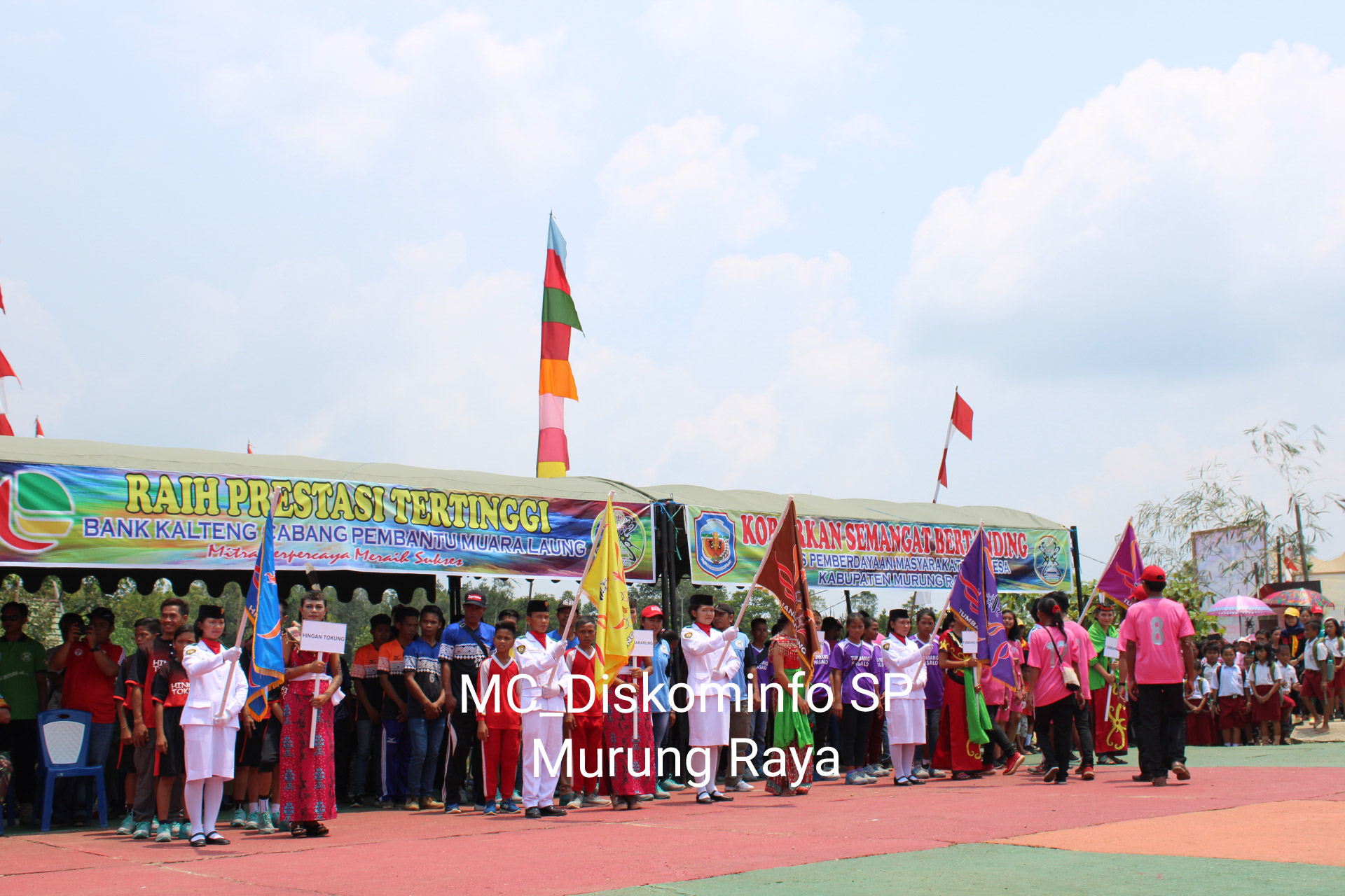 Pembukaan Pekan Olahraga Kecamatan I, Kecamatan Barito Tuhup Raya Berlangsung Semarak