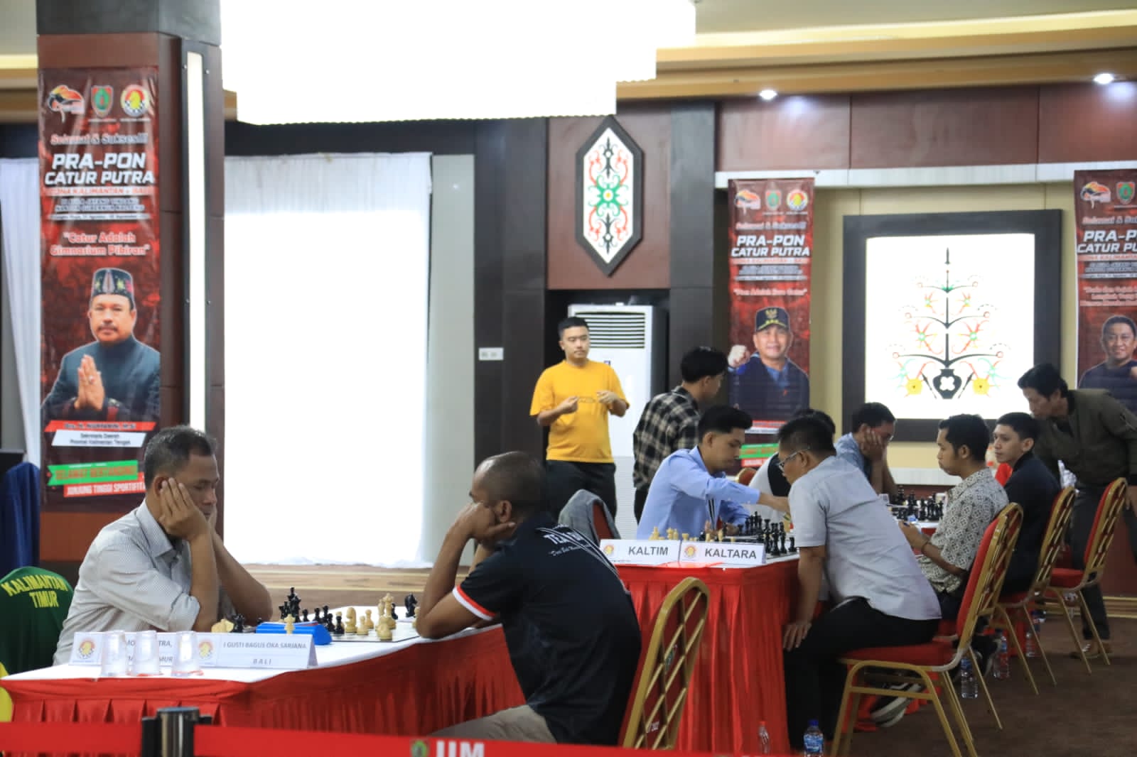 Tim Beregu Catur Putra Kalteng Dipastikan Lolos ke PON Setelah Babak ke IV Menang atas Kalsel