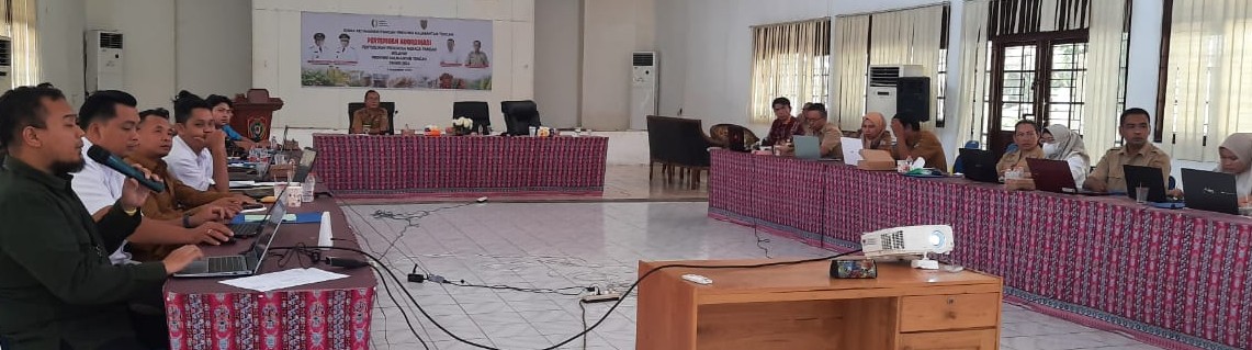 Dinas Hanpang Prov. Kalteng Adakan Pertemuan Koordinasi Penyusunan Prognosa Neraca Pangan
