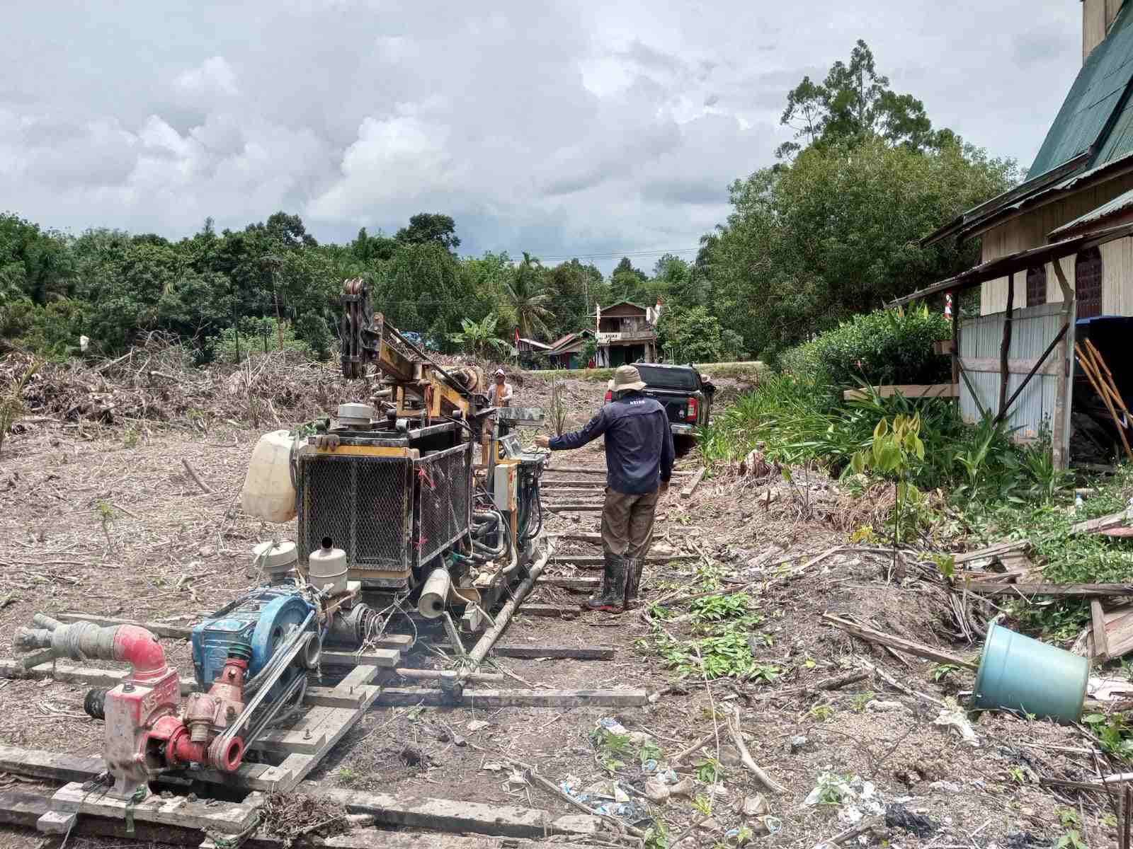 Dinas ESDM Prov. Kalteng Lakukan Koordinasi Pengelolaan, Pemeriksaan dan Pengujian Air Tanah di Kabupaten Kotawaringin Timur
