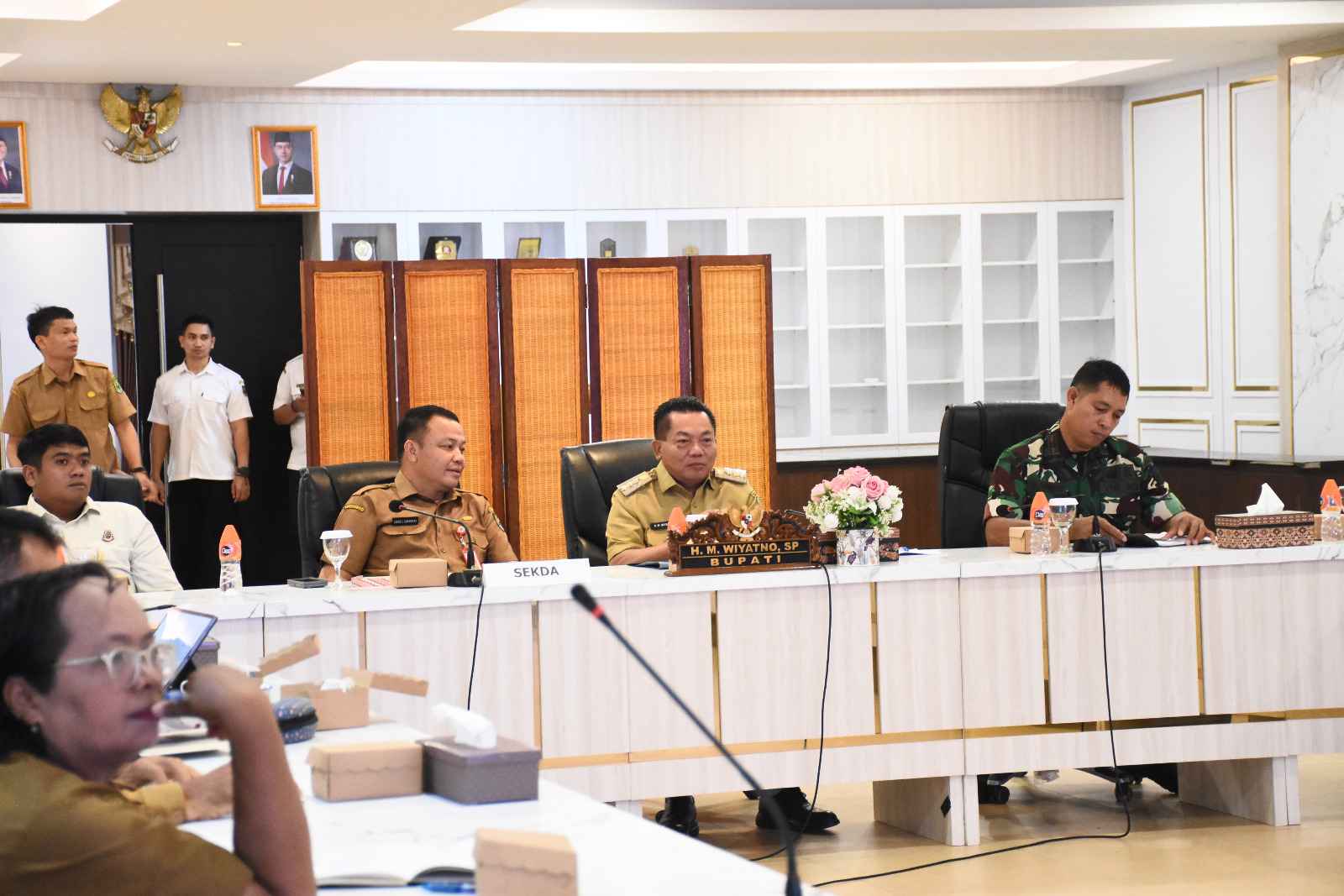 Bupati Kapuas Ikuti Rakor Pengendalian Inflasi 2025 Secara Virtual
