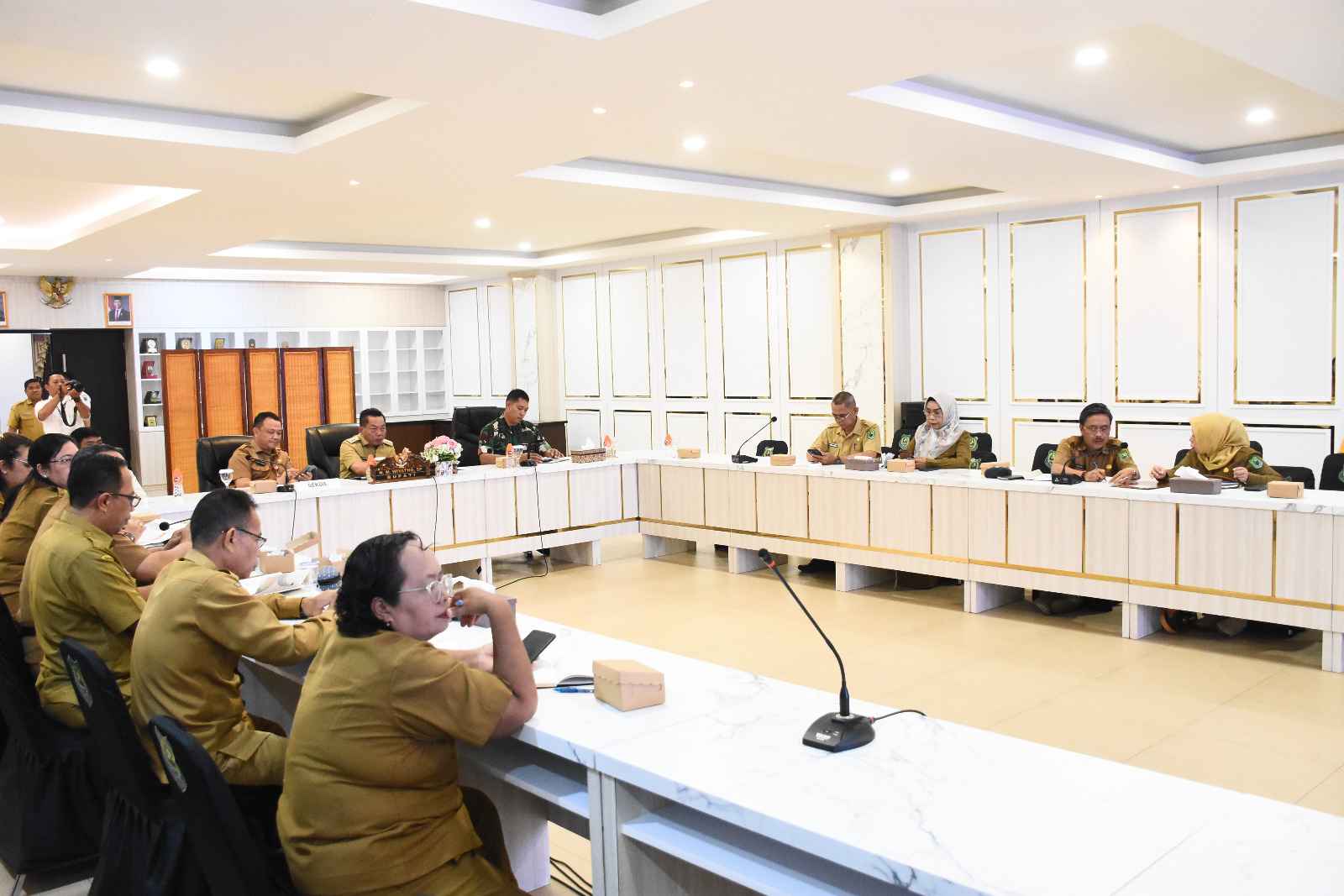 Bupati Kapuas Ikuti Rakor Pengendalian Inflasi 2025 Secara Virtual