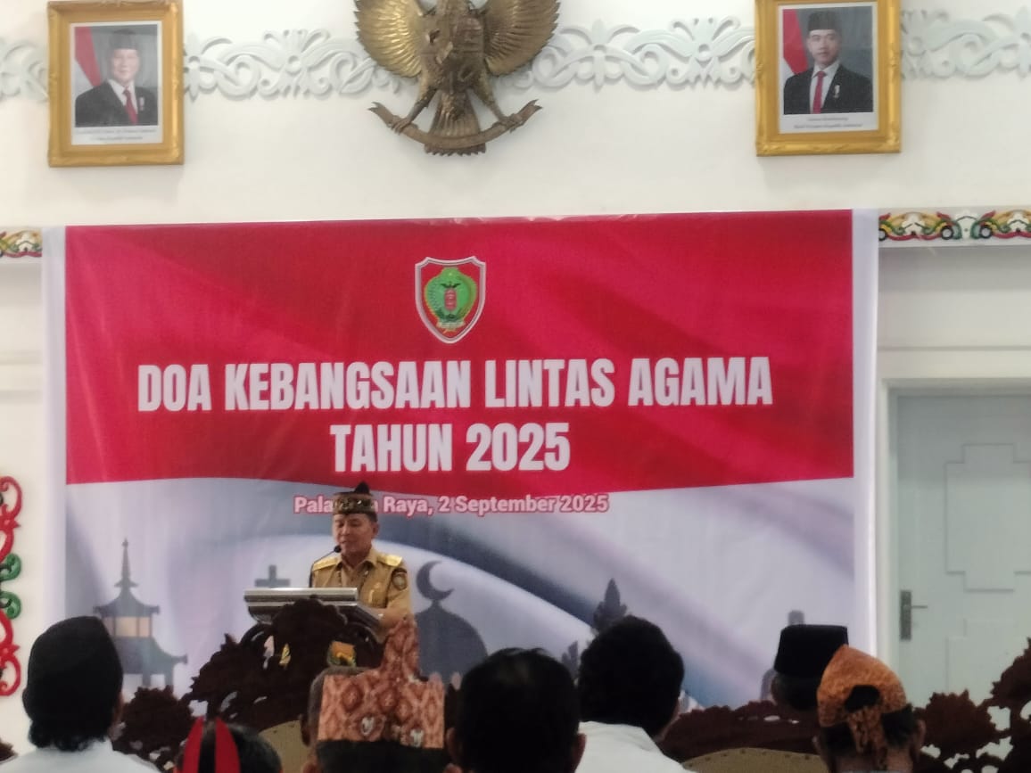 Gubernur Kalteng Ajak Masyarakat Jaga Persatuan Lewat Doa Kebangsaan Lintas Agama