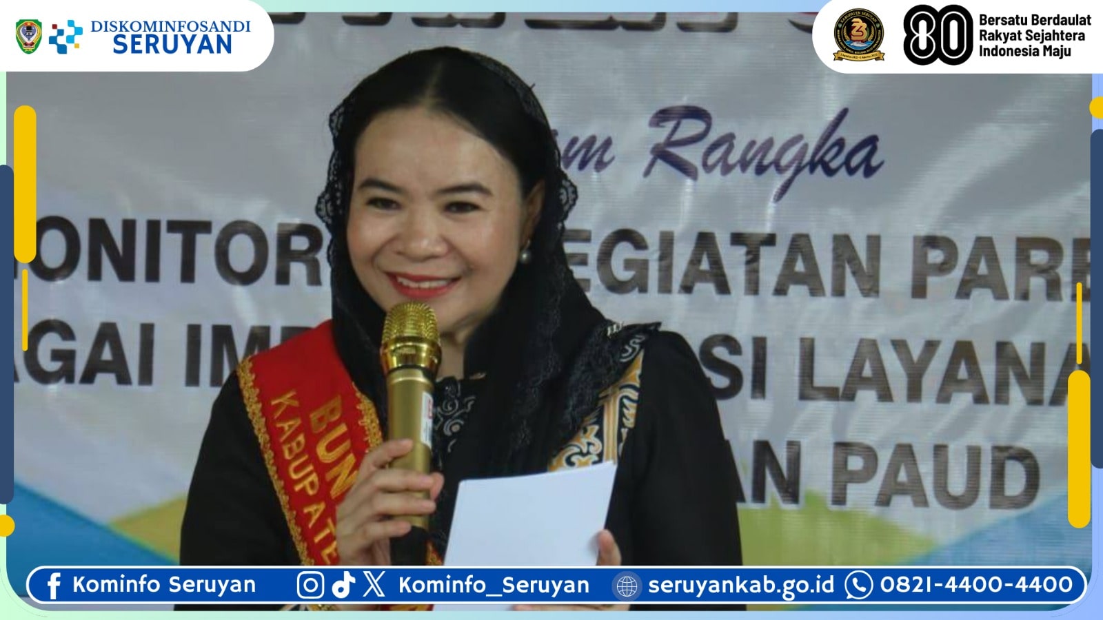Dorong Layanan PAUD Holistik Integratif, Bunda PAUD Seruyan Lakukan Monitoring Parenting