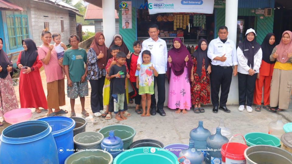 Kemarau Panjang, Pemkab Salurkan Air Bersih di Seruyan Hilir Timur