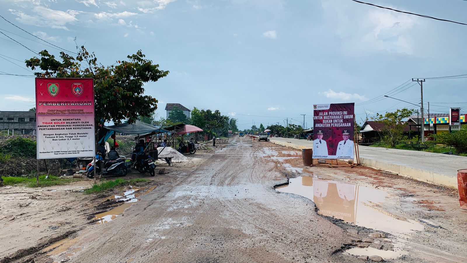 Plt. Kepala Dinas Perhubungan Prov. Kalteng Lakukan Pengawasan Angkutan Barang