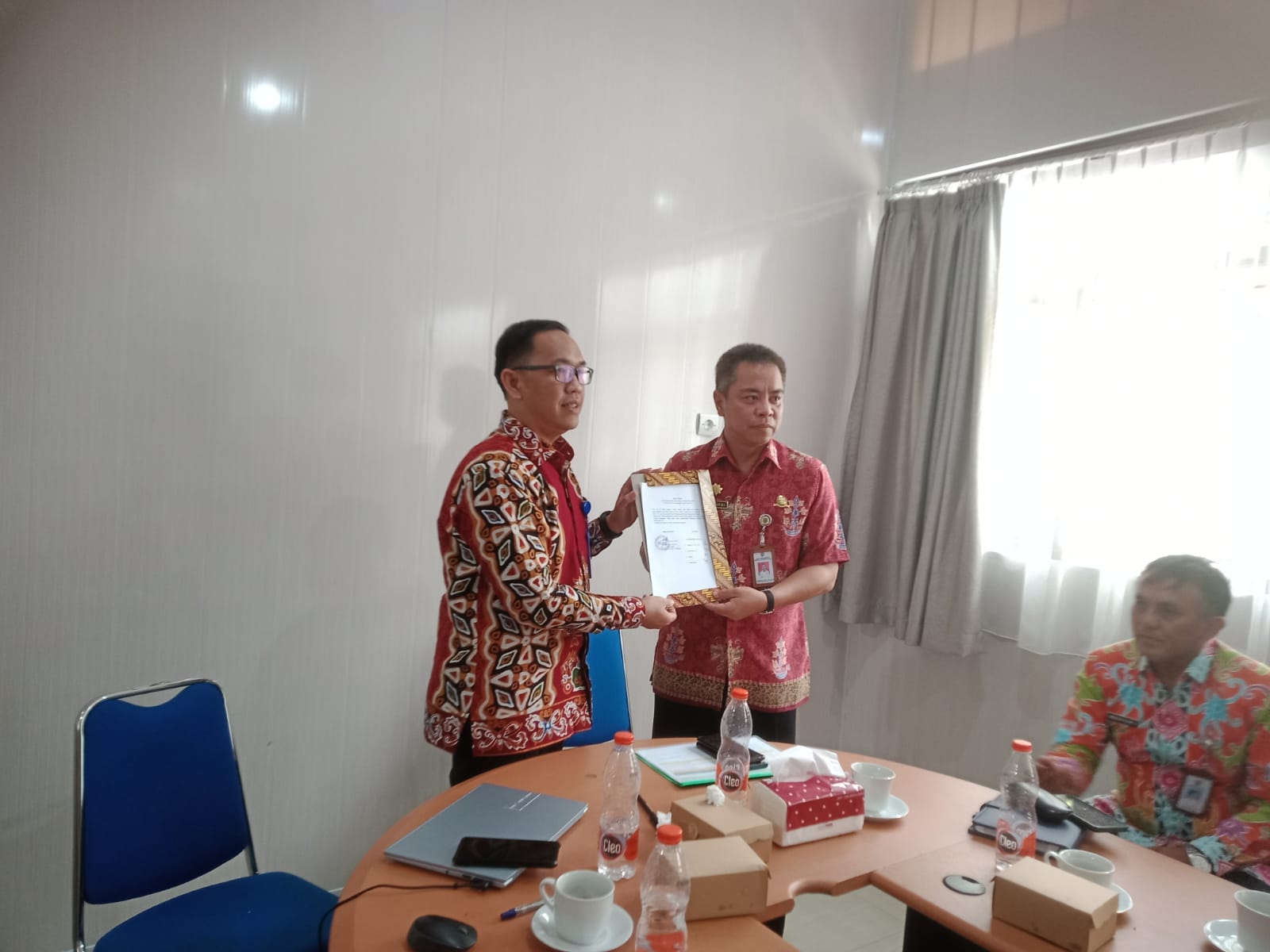 Dishub Prov. Kalteng Terima Visitasi Pemeringkatan Keterbukaan Informasi Badan Publik