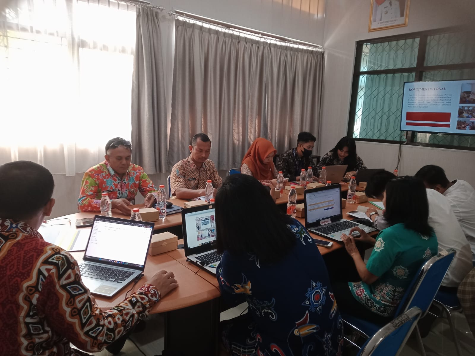 Dishub Prov. Kalteng Terima Visitasi Pemeringkatan Keterbukaan Informasi Badan Publik