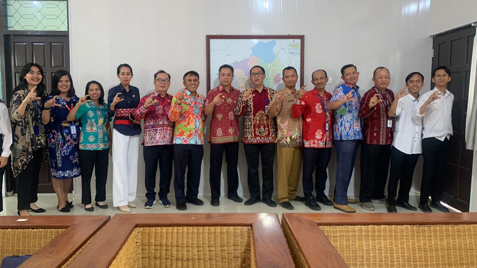 Dishub Prov. Kalteng Terima Visitasi Pemeringkatan Keterbukaan Informasi Badan Publik