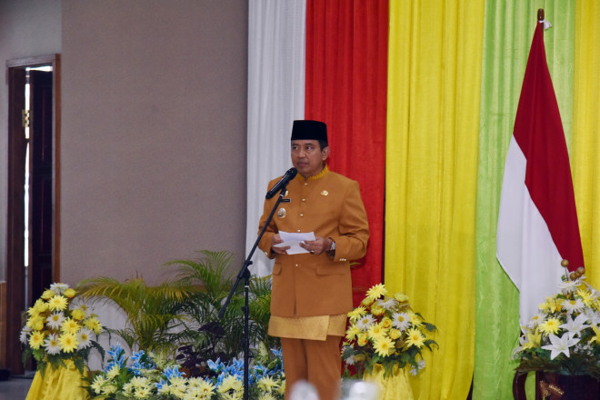 Ciptakan Atmosfer Kebersamaan, Pemkab Kobar Gelar Tradisi Betomu Menyadi Salaman