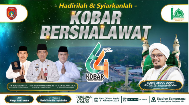 Pj Bupati Budi Santosa Ajak Warga Hadiri Kobar Bershalawat