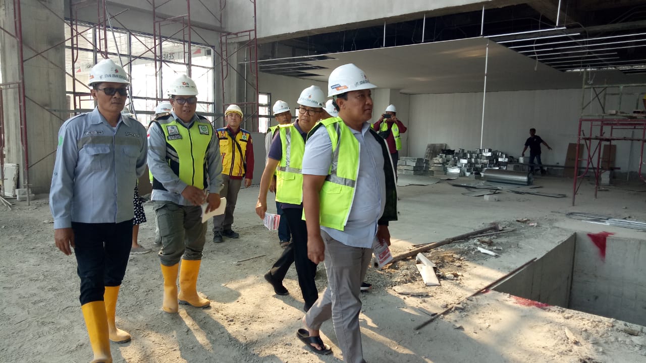 Tinjau RSUD Hanau, Wagub Edy Pratowo Sebut Pembangunan Mencapai 84 Persen