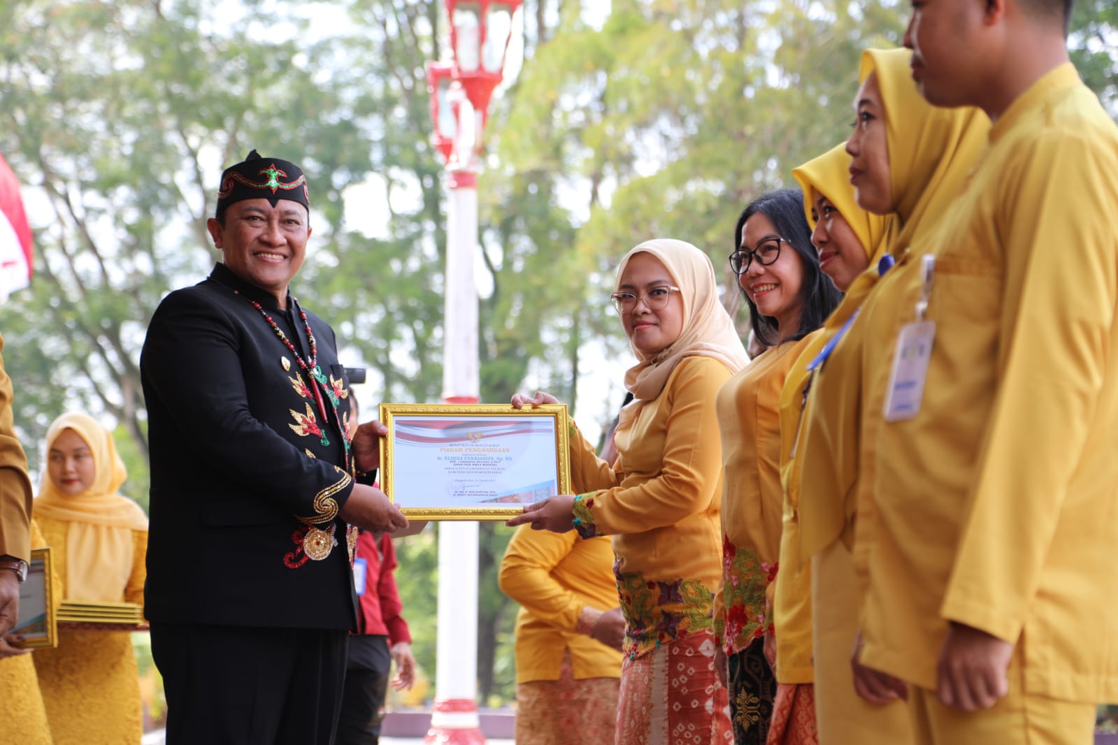 Wagub Edy Pratowo Pimpin Upacara Peringatan Hari Jadi Ke-64 Kabupaten Kotawaringin Barat