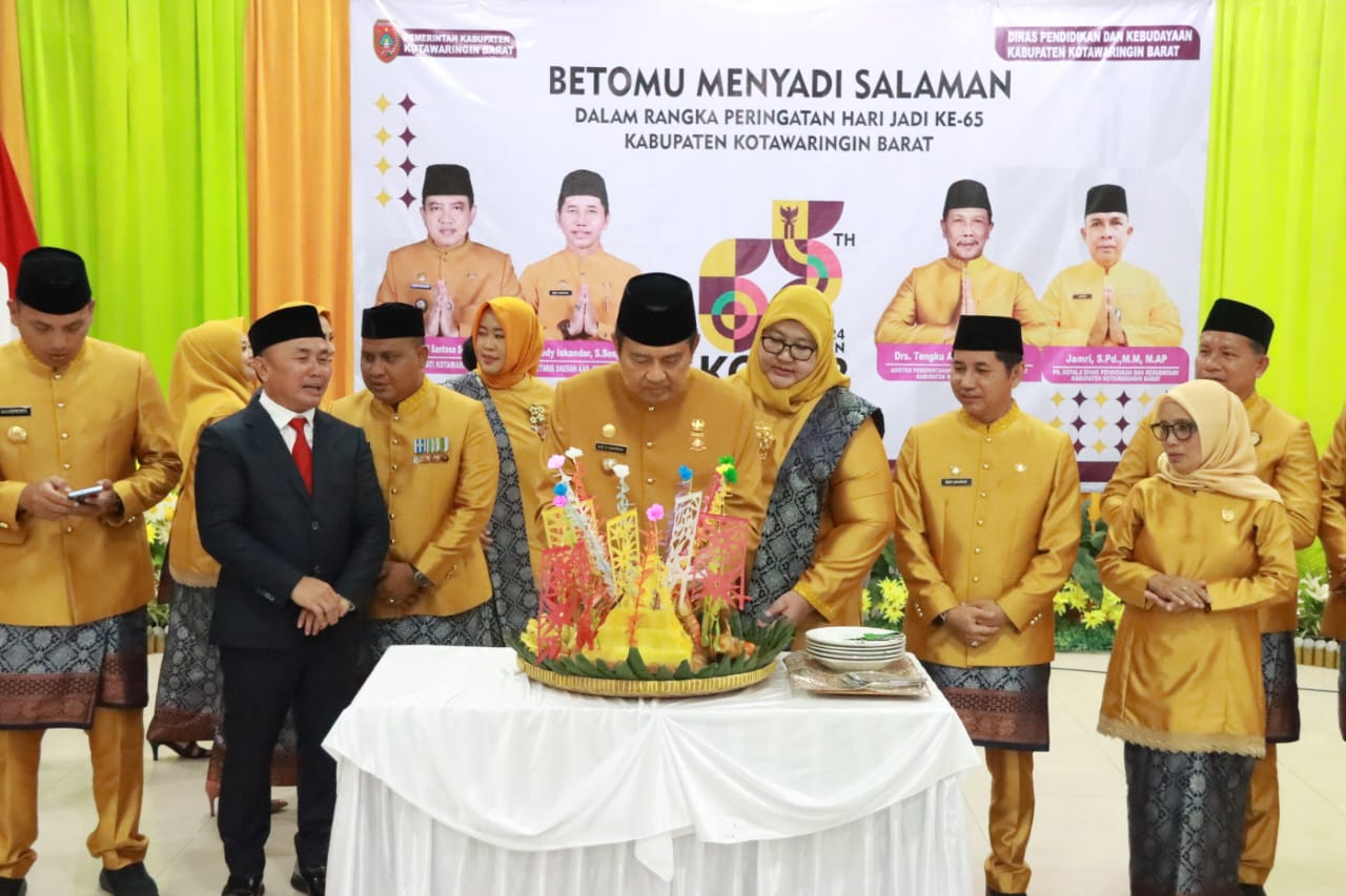Gubernur Sugianto Sabran Berikan Apresiasi kepada Pemkab Kobar di Peringatan Hari Jadi ke-65 Kabupaten Kobar