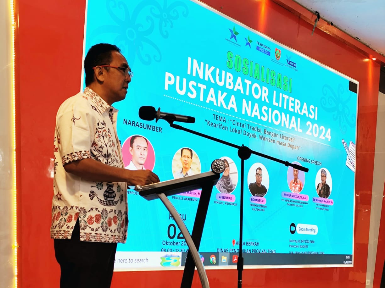 Perpusnas Gandeng Dispursip Kalteng Gelar Sosialisasi Inkubator Literasi Pustaka Nasional