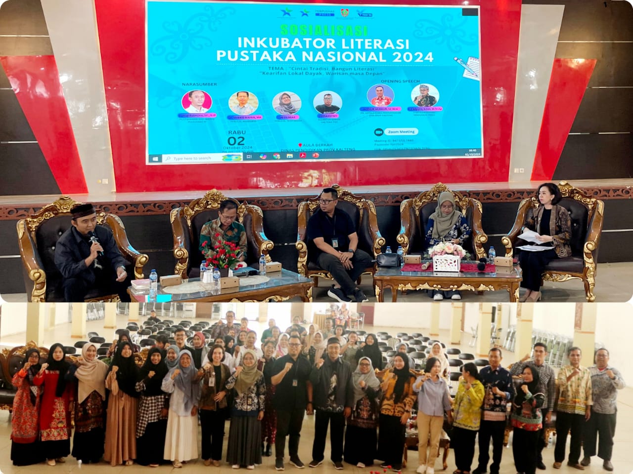 Perpusnas Gandeng Dispursip Kalteng Gelar Sosialisasi Inkubator Literasi Pustaka Nasional