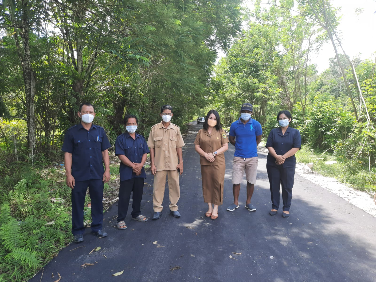 Pemerintah Desa Tanjung Riu Gunakan Sebagian DD 2021 untuk Pembangunan Jalan