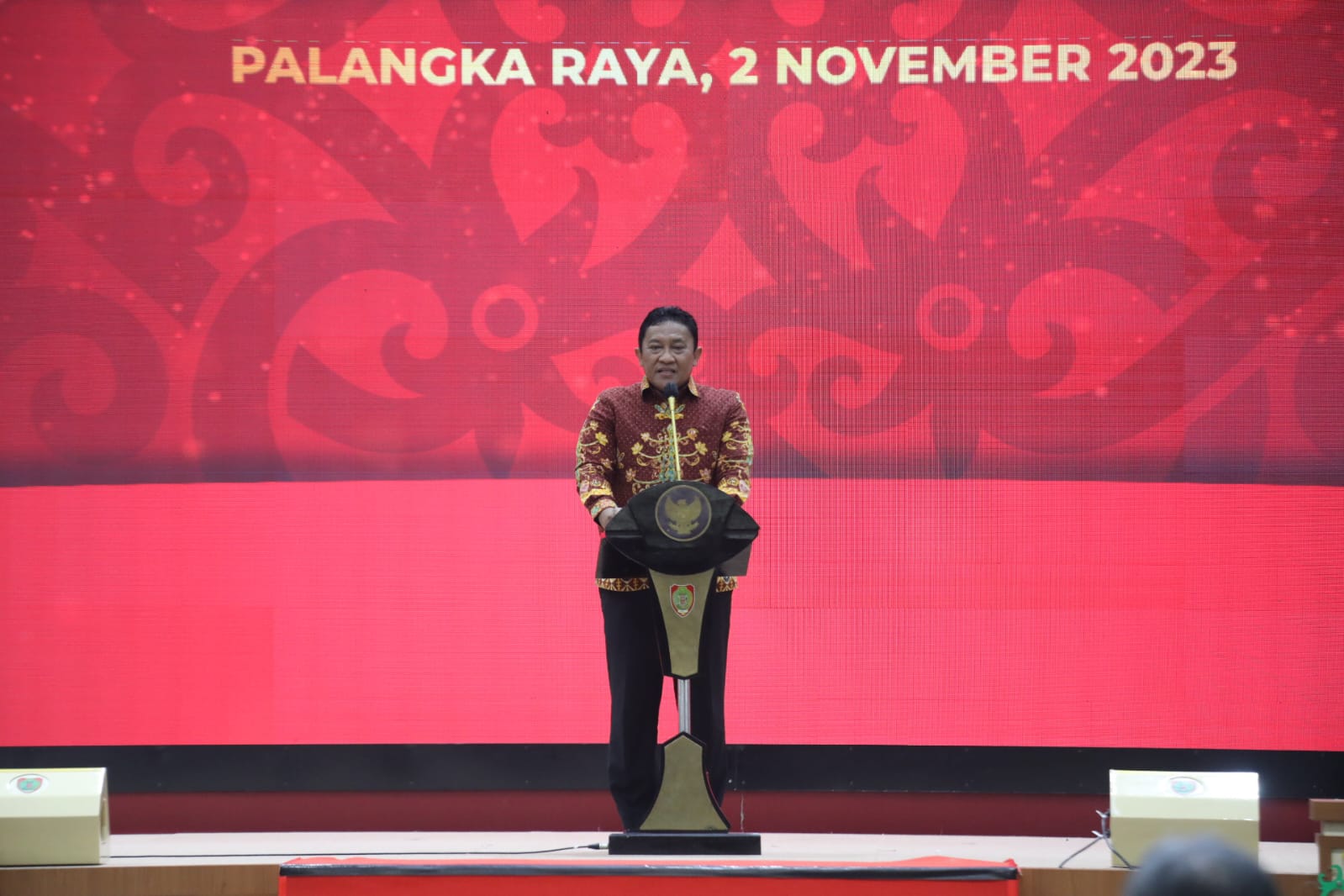 Wagub Kalteng Edy Pratowo Hadiri Acara Lepas Sambut Kajati Kalteng