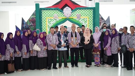 Disbudpar Kalteng Sambut Kafilah Kaltim MTQ VII Korpri Nasional di Palangka Raya