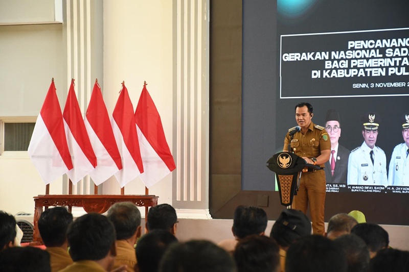 Bupati Pulang Pisau Canangkan GNSTA Pemdes