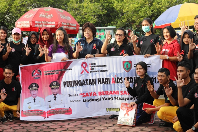 Peringati Hari AIDS, KPA dan Dinkes Adakan Sosialisasi dan Test Darah Gratis