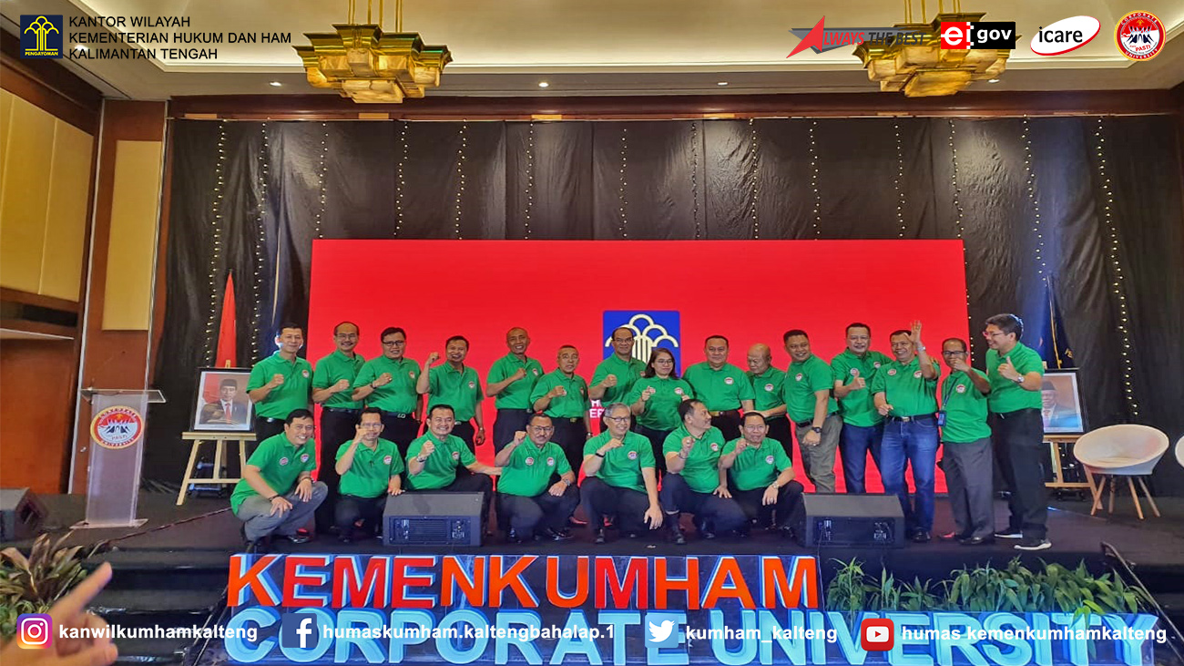 Kakanwil beserta Pimti Ikuti Workshop Pengembangan Kompetensi Strategi dan Metode Corporate University