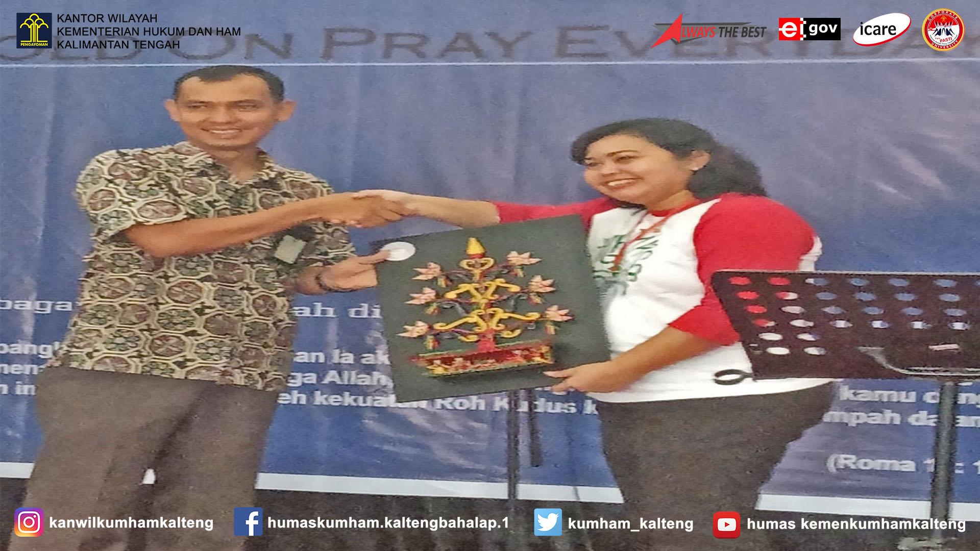 Bakti Sosial Natal Karyawan Swiss-Belhotel Danum Palangka Raya Di Rutan Kelas IIA Palangka Raya