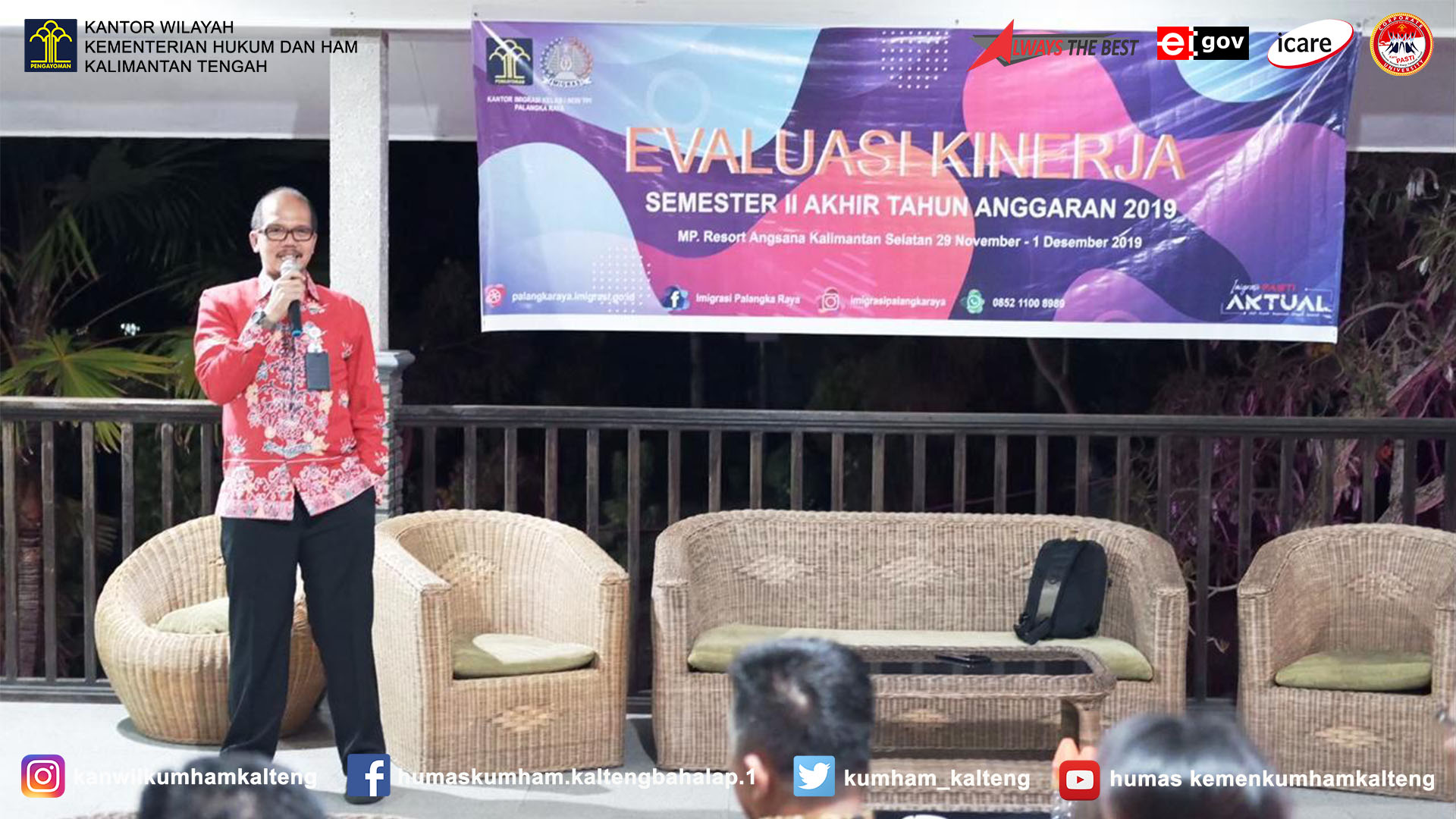 Kantor Imigrasi Palangka Raya Mengadakan Kegiatan Evaluasi Kinerja Semester II