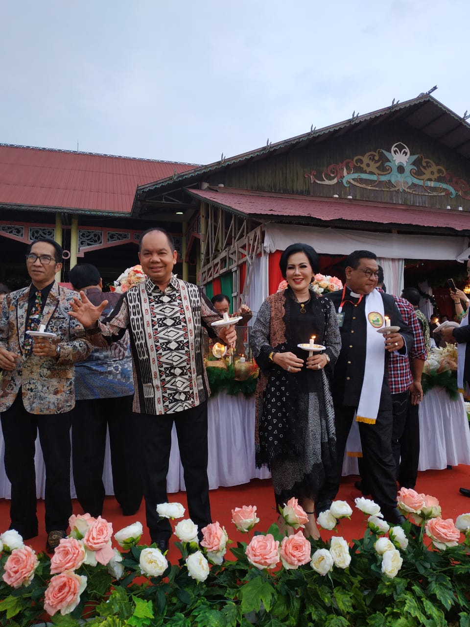 Bupati Hadiri Perayaan Natal Nasional Gereja Kalimantan Evangelis (GKE) 