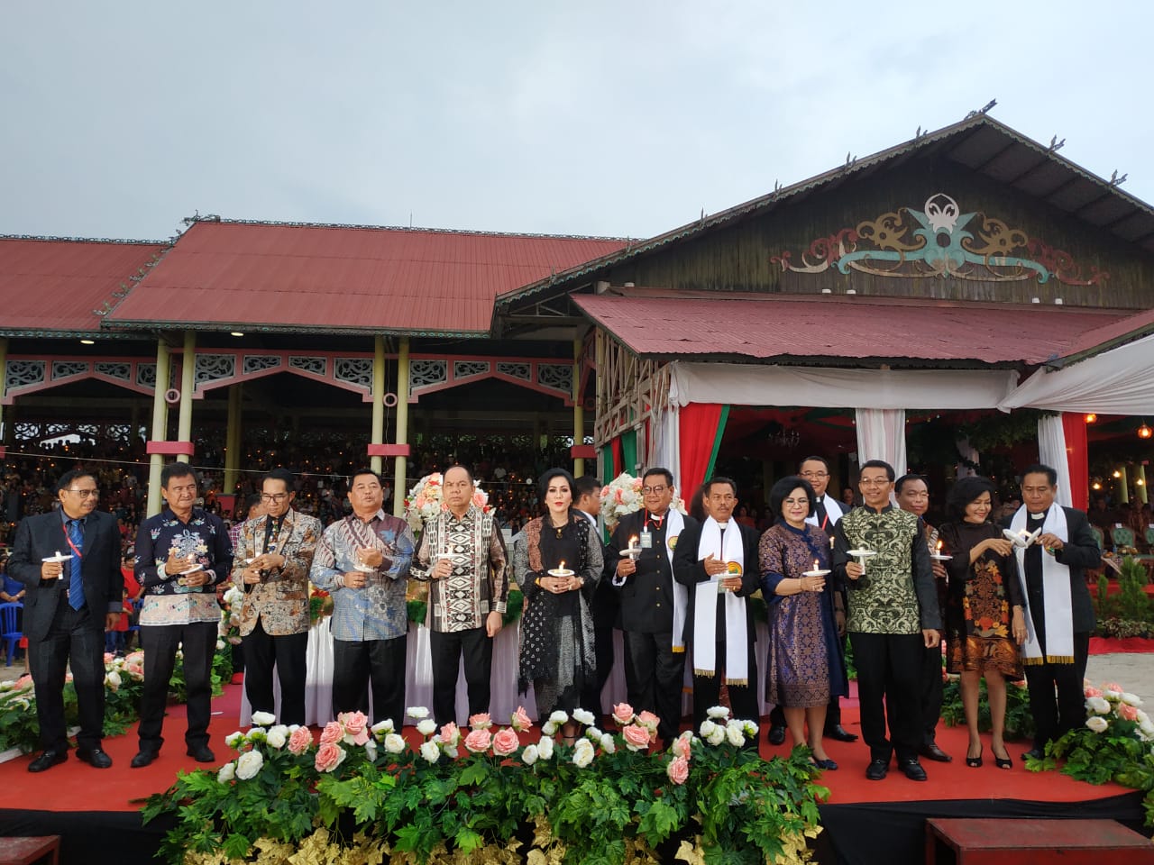 Bupati Hadiri Perayaan Natal Nasional Gereja Kalimantan Evangelis (GKE) 