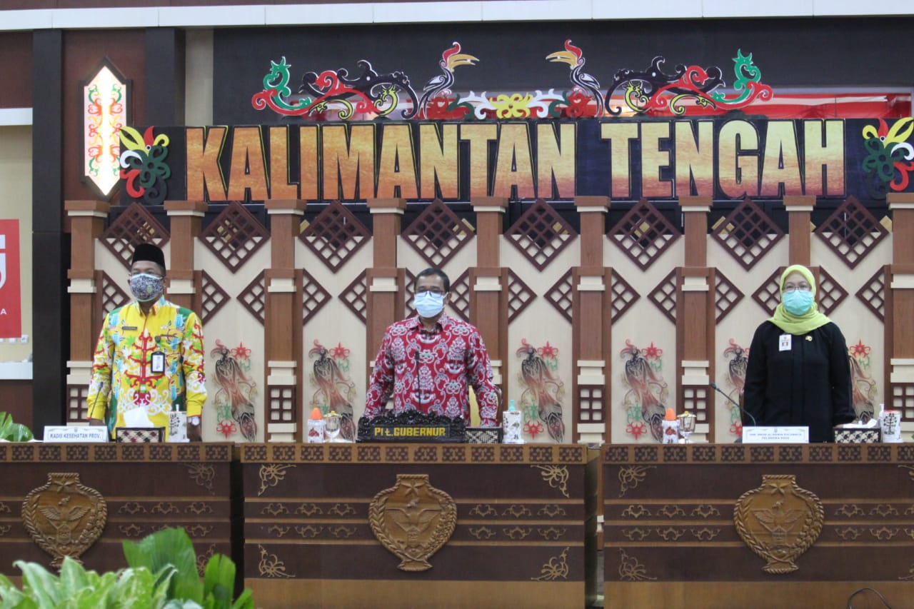 Plt. Gubernur Kalteng Membuka Secara Resmi Rapat Kerja Bidang Kesehatan Tingkat Provinsi Tahun 2020