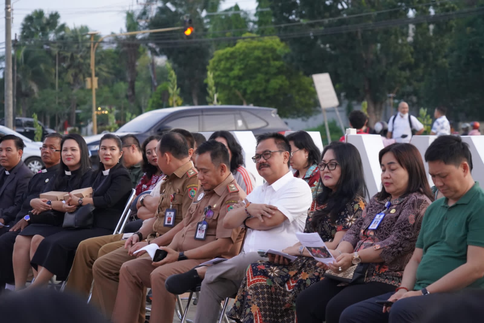 Panitia Perayaan Natal ASN Pemprov, DAD Kalteng dan PGI Kalteng Launching Rangkaian Kegiatan Natal, Photobooth dan Pohon Natal Tahun 2023