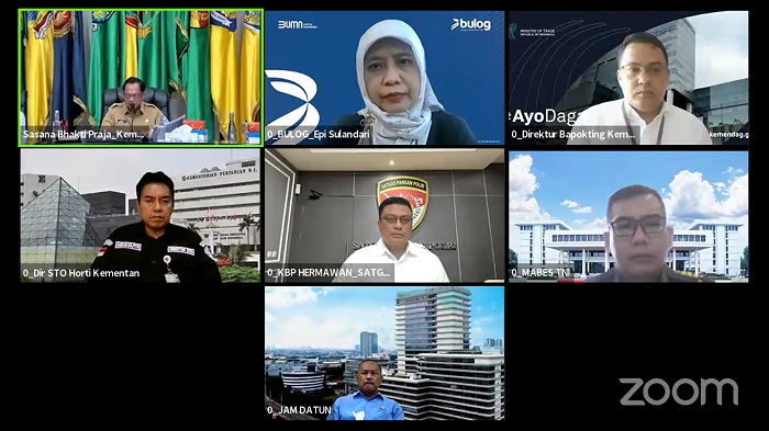 Hadiri Rakor Inflasi Bersama Mendagri, Sahli Yuas Elko Sebut Kalteng pada urutan ke 8 Terendah se Indonesia