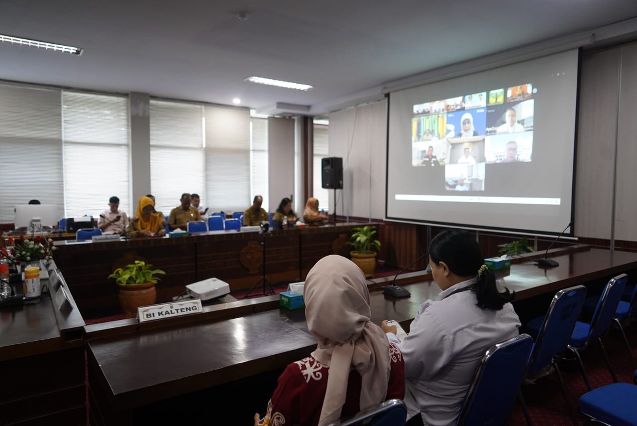 Hadiri Rakor Inflasi Bersama Mendagri, Sahli Yuas Elko Sebut Kalteng pada urutan ke 8 Terendah se Indonesia