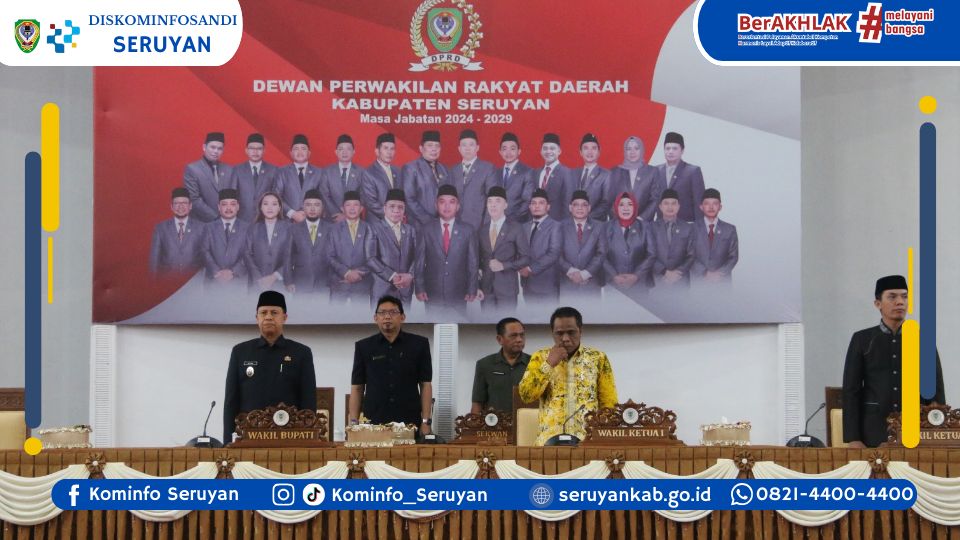 Wabup Seruyan Hadiri Paripurna Penetapan Propemperda 2026, Tegaskan Pentingnya Regulasi yang Progresif