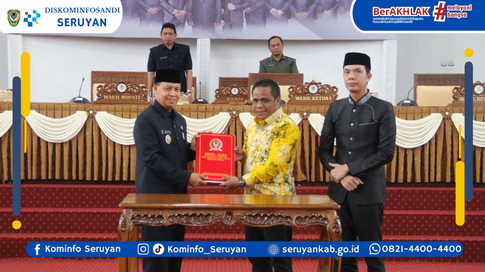 Wabup Seruyan Hadiri Paripurna Penetapan Propemperda 2026, Tegaskan Pentingnya Regulasi yang Progresif