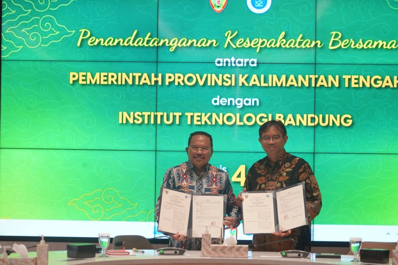 Pemprov Kalteng dan ITB Tandatangani Kesepakatan Bersama 