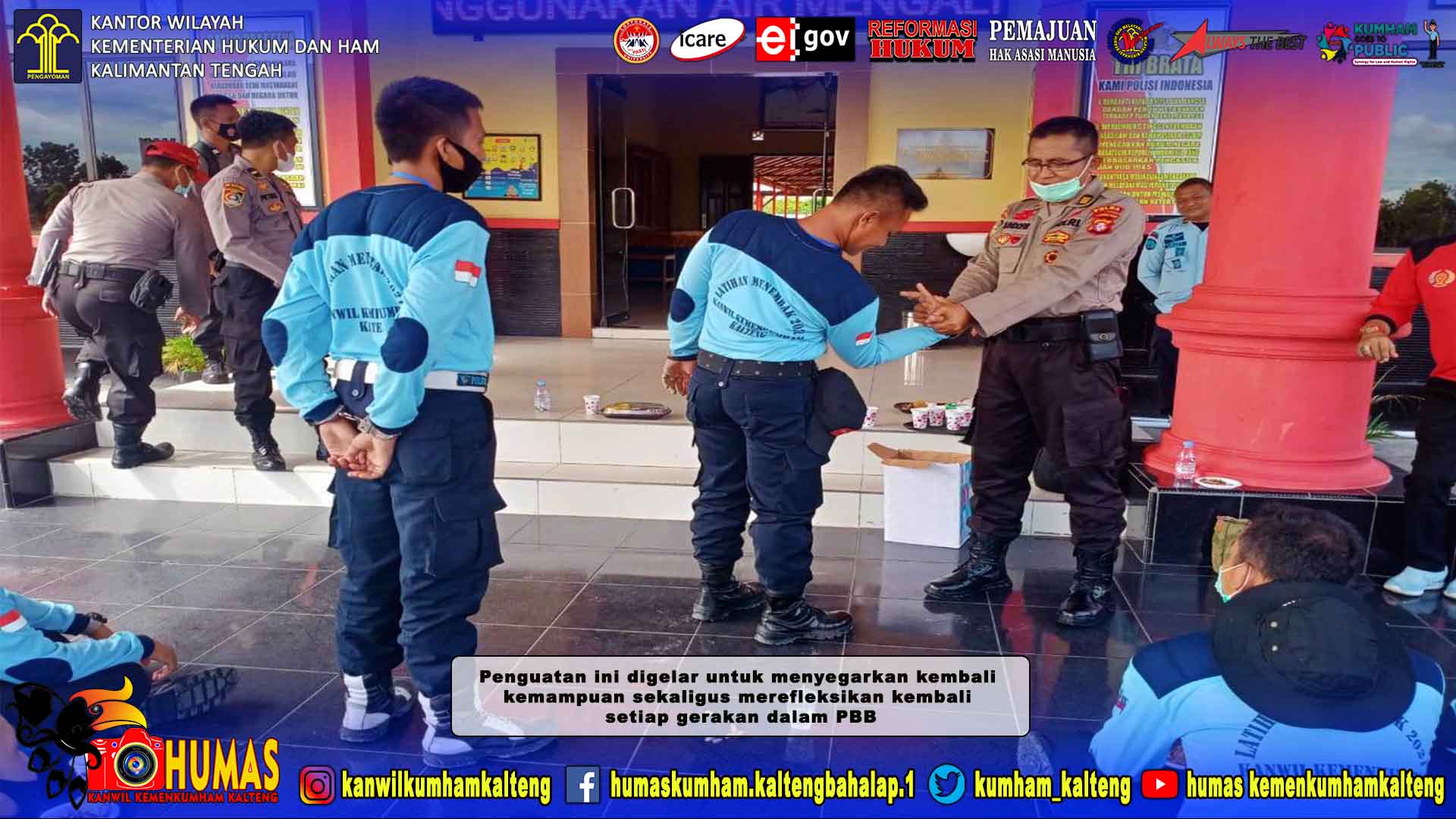 Hari Kedua, Petugas Lapas Pangkalan Bun Dibekali PBB 