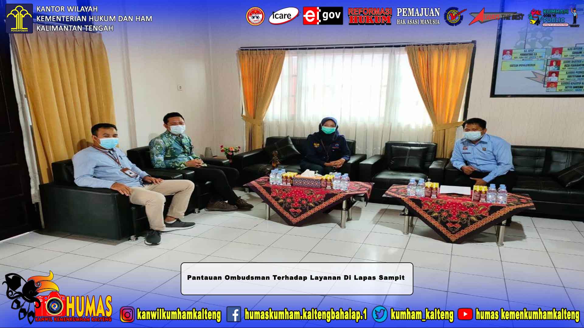 Pantauan Ombudsman Terhadap Layanan di Lapas Sampit