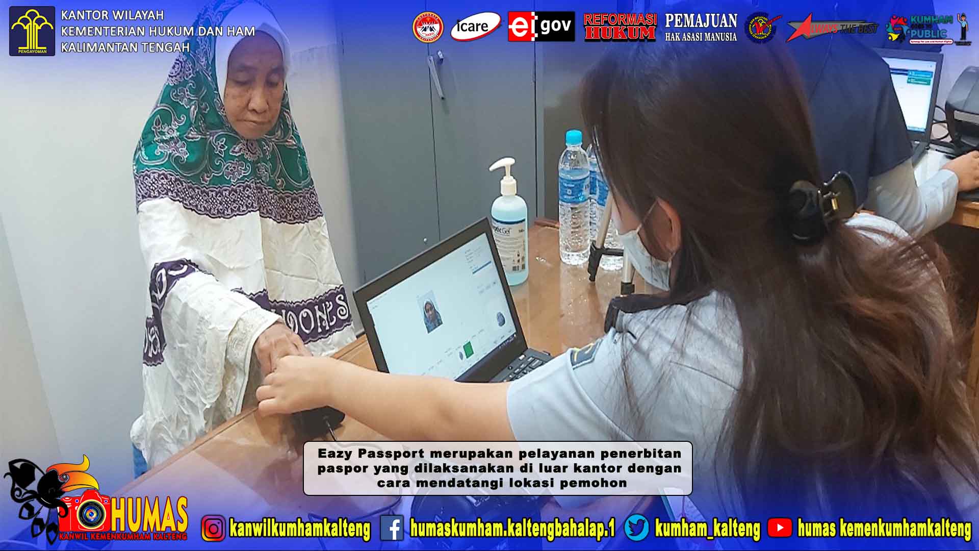 Imigrasi Palangka Raya Adakan Layanan Eazy Passport di Kabupaten Kapuas