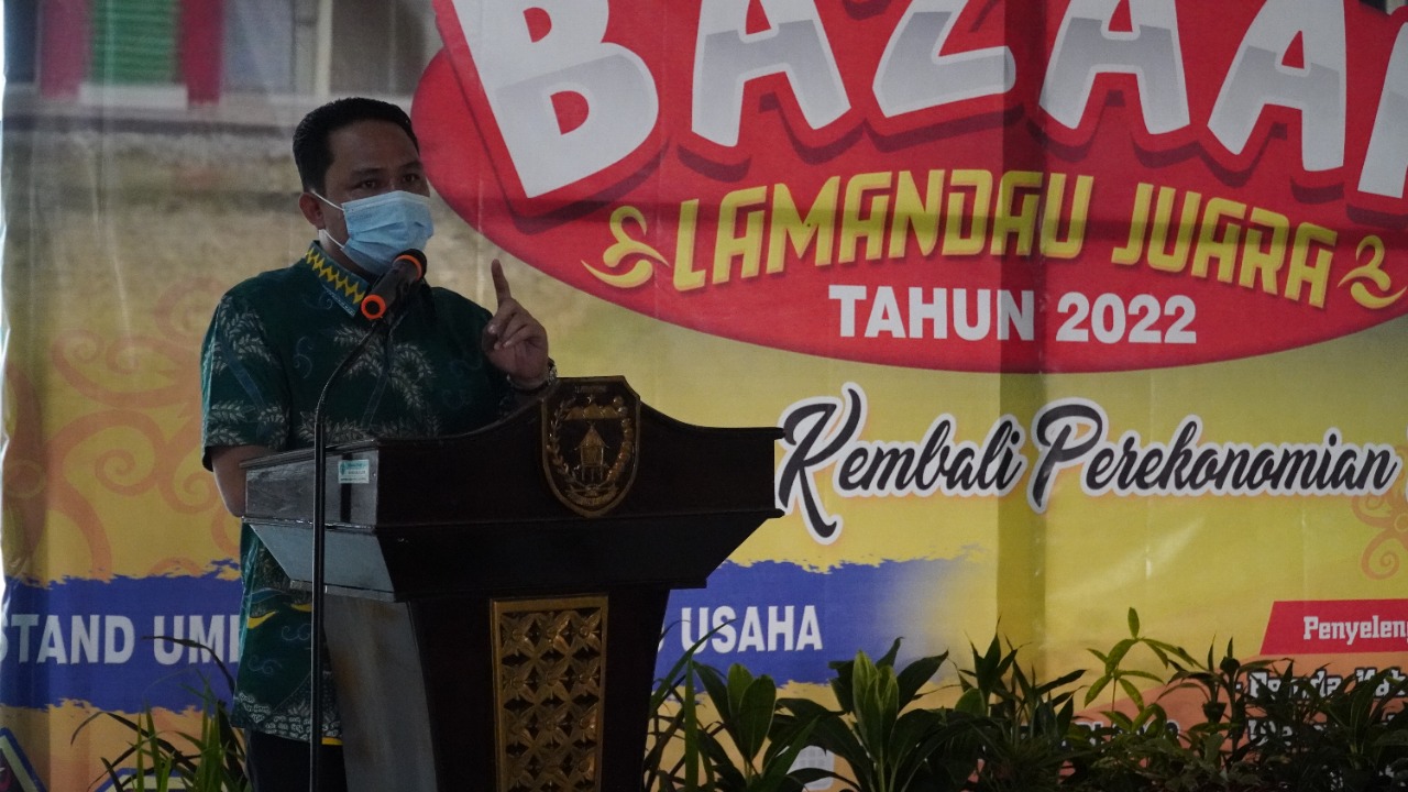 Bupati Dorong Pemulihan Ekonomi Melalui Bazaar UKM Lamandau 2022
