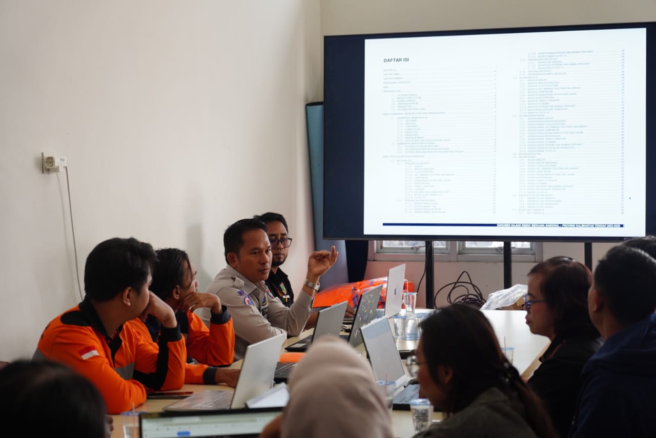 BPBD Prov. Kalteng Gelar Pelatihan Bersama Personil Pusdalops PB